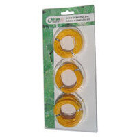 Set 3 tubicino pvc 1.2mmx15ml giallo