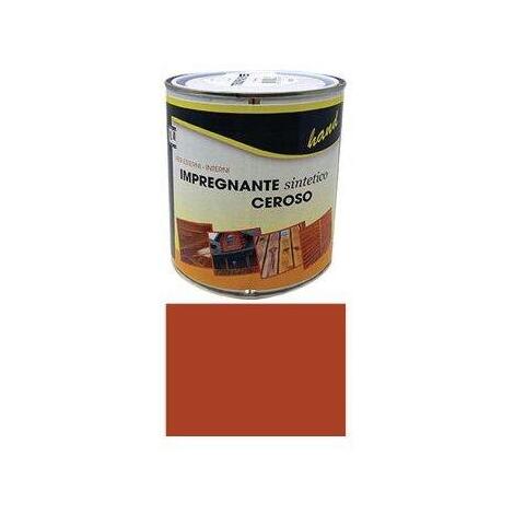 Impregnante  ceroso  a  solvente  hand - Mogano  ml  750