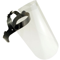 Visiera policarbonato fast light - H.cm 30 + reggicapo