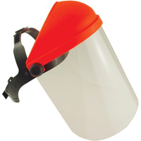 Visiera policarbonato fast pro - H.cm 30 + reggicapo + coprifronte