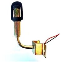 Supporto Piantone per girofari fisso fori fissaggio 10 mm