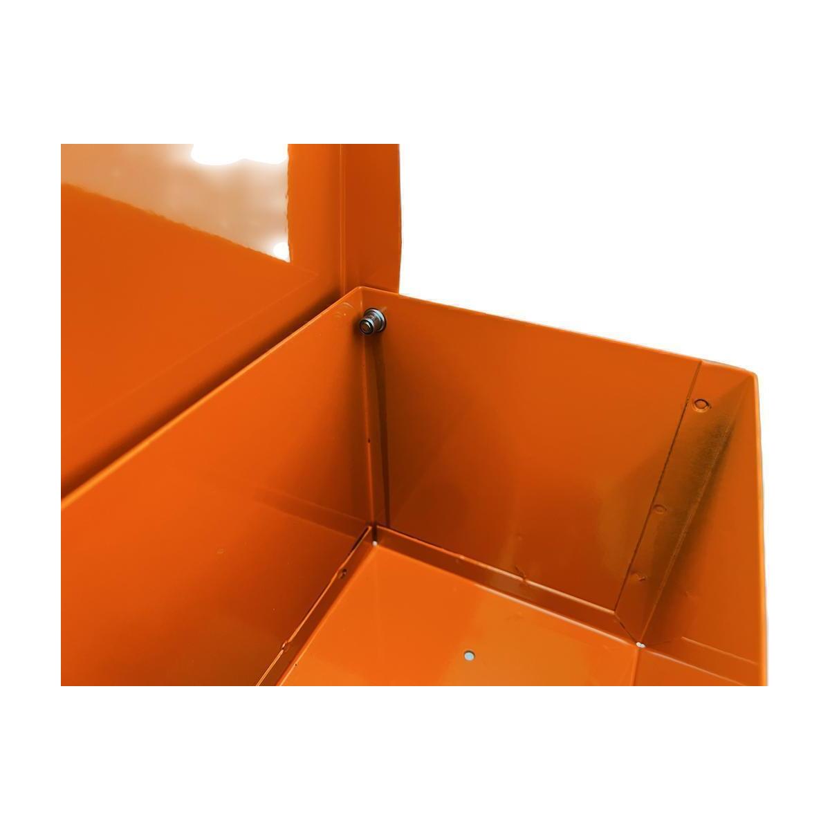 Cassetta porta attrezzi 280x140x140 mm arancio lucido portalucchetto  00710991