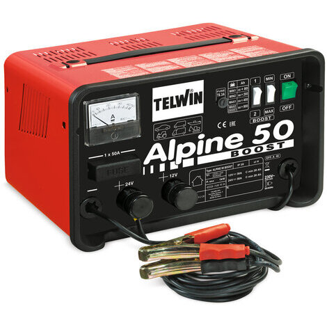 Caricabatteria alpine 50 boost telwin 230 V 12-24V