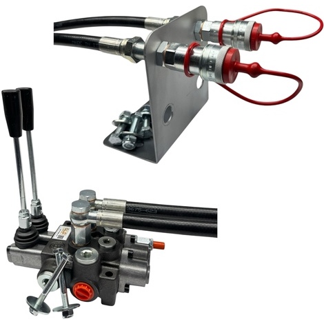 Distributore oleodinamico per trattore 2 leve singolo effetto  3/8