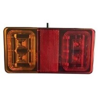 Fanale posteriore 16 LED 12 V 150x80x21,5 mm