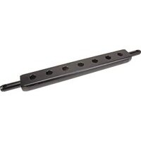 Barra di traino per attacco attrezzi Categoria II sezione 80x40 mm 7 fori lunghezza totale 970 mm