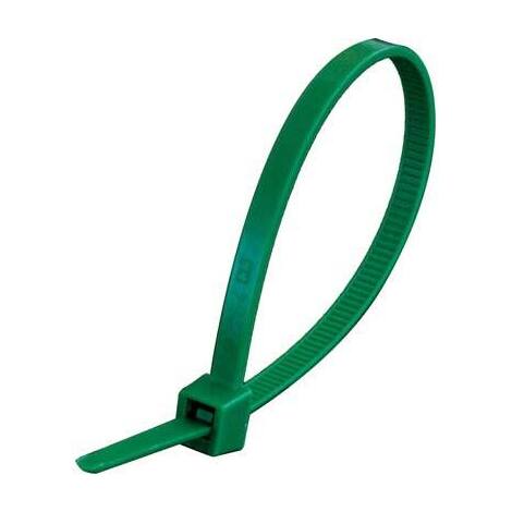 Fascetta  autobloccante  verde  hand - Nylon  mm  3,6x140  cf=pz  100