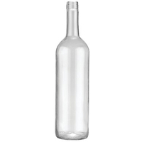 Bottiglia bordolese ts - Vetro trasparente lt 0,75