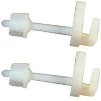 Cerniere sedile wc nylon - Bianco cf=pz 2