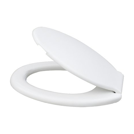 Sedile wc - Termoplastica bianco cm 37x47,5