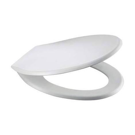 Sedile  wc  s12  carrara  &  matta - Termoplastica  bianco  cm  37x44