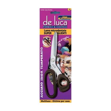 Forbice scuola super de luca acciaio inox cm 12,5-5 Deluca