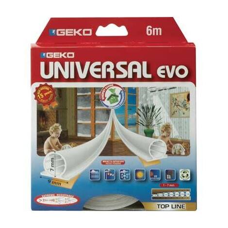 Parafreddo  geko  universal  evo - Termoplastico  bianco  h.  mm  1/7  mt  6