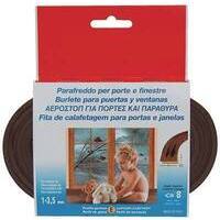 Parafreddo geko strip profilo e - Gomma epdm espansa marrone mt 6