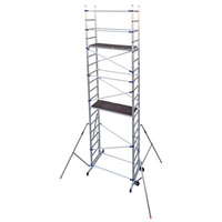 Alzata clac x trabattello clic facal - Alluminio cm 143x51 h. cm 210