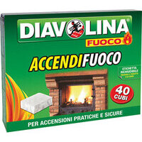 Accendifuoco 40 diavolina fuoco - Cubetti 40