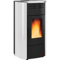 Termo stufa pellet raffaella idro h15 extraflame - Bianco kw 20 mm 633x626 h.mm 1176