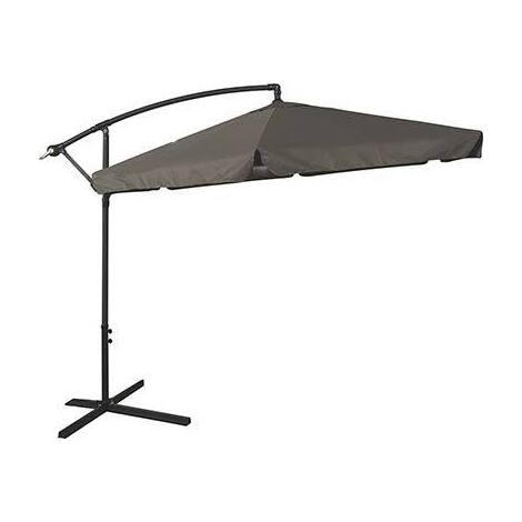 Ombrellone  acciaio  p.laterale  banana  domus - Poly  tortora  mt  3