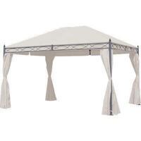 Tenda laterale gazebo napoli domus - Acciaio/poly mt 3x4