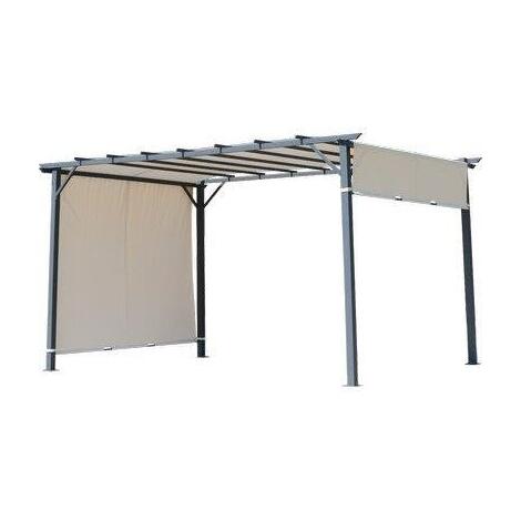 Pergola cairo domus - Acciaio/poly mt 3x4