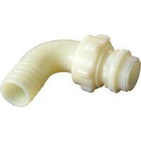 Portagomma nylon curvo filetto maschio 3 pezzi - Mm 25x1