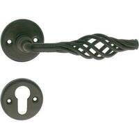 Maniglia basket rosetta foro sagomato cottali - Vern nera q8 cf=pz 2