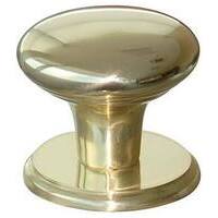 Pomolo x portone classic cottali - Ottone lucido d.mm 70 base d.mm 80