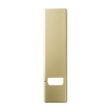 Placca avvolgitore incasso universale - Abs oro mm 65x250