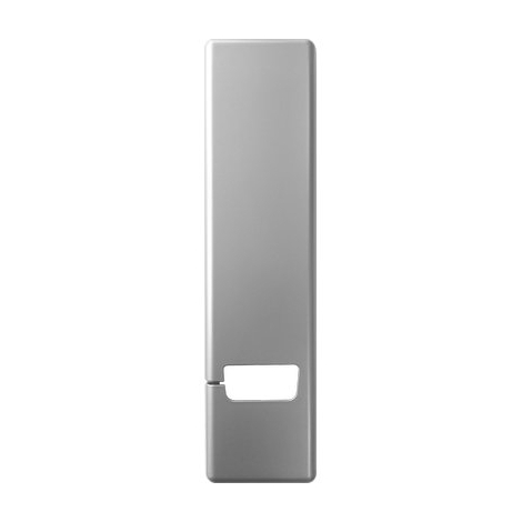 Placca avvolgitore incasso universale - Abs grigio satinato mm 65x250