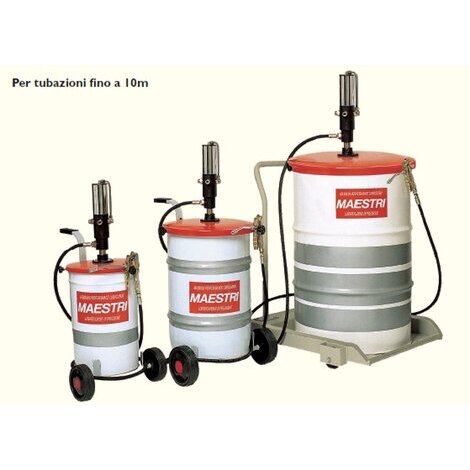 AEROPULSOMETRO GRASSO per fusti da 50-60 kg. Rapporto di compressione 50:1
