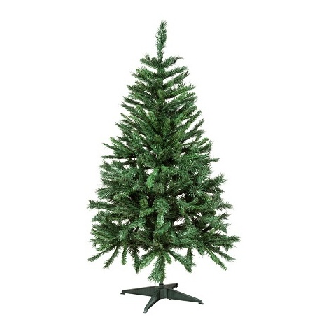 Albero di natale verde 120 cm pvc