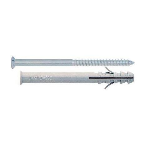 Tassello nylon prolungato tup/v friulsider - Vite tsp cava pz tup/v 10x100 cf=pz  50