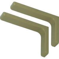 Reggimensola ricoperta leonardo bolis - Acciaio/plastica frassino mm 180x114 cf=pz 2