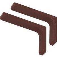 Reggimensola ricoperta leonardo bolis - Acciaio/plastica ciliegio mm 240x144 cf=pz 2