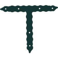 Giunzione gazebo t 964 - Acciaio verniciato ghisa s.mm 5,5 mm 360x295