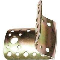 Giunzione gazebo 90° tondo traverso 938 - Zincata gialla palo mm 80/100 s.mm 2,0 mm 65x85x85