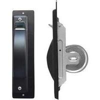 Avvolgitore a semincasso syntesi - Zincato placca nera mt 10,0 i.mm 210 dx/sx