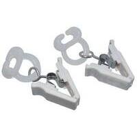 Scorrevole tenda + pinza girevole - Plastica cf=pz 100