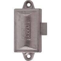 Serratura ad aste rotanti - Zama nichelata mm 76x32 chiave 1 leva mm 17x20