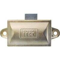 Serratura ad aste rotanti - Zama ottonata mm 76x32 chiave 1 leva mm 17x20