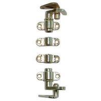 Accessori in kit serratura ad aste rotanti - Zama ottonata 2 ganci+2 cavallotti+2 perni