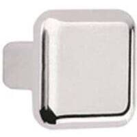 Pomolo zama quadro 2303 metalstyle - Cromo lucido mm 20x20