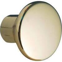 Pomolo zama sfera piana 2401 metalstyle - Ottone lucido mm 24x24