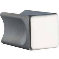 Pomolo zama quadro 2388 metalstyle - Cromo opaco mm 10x10