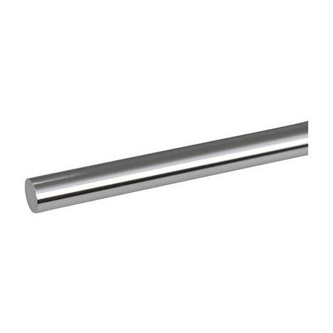 Profilo  tubo  pieno  arcansas - Allum  argento  lux  mm  8  h.cm  100