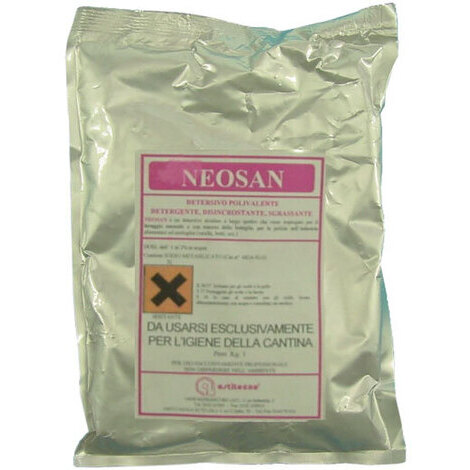 Detergente neosan 1 kg per pulizia igiene cantina vino enologia