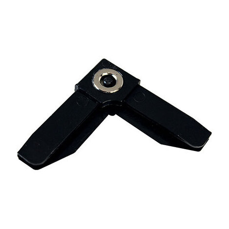 Angolo  profilo  zanzariera  linea  c  sangiorgio - Magnetico  plastica  nera