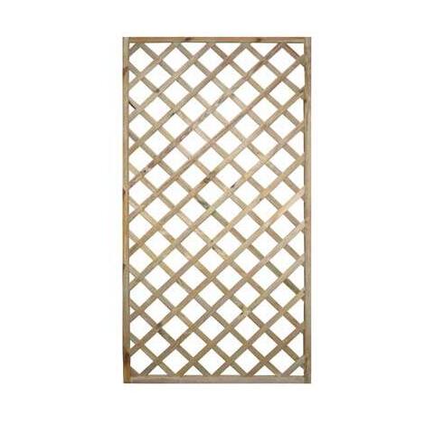 Pannello grigliato legno euro - Pino impregnato cornice mm 45x30 cm  40x180