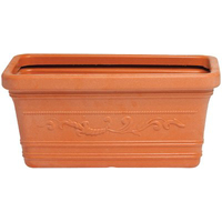 Fioriera festonata prestige - Resina terracotta cm 60x33 h.cm 29