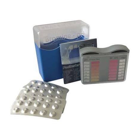 Test  analisi  ph  +  bromo  x  piscina - Cf=test  +  pastiglie  2x10